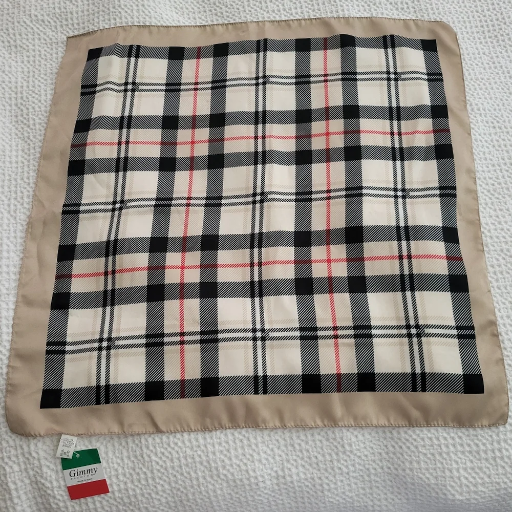 Square Plaid Scarf. 20